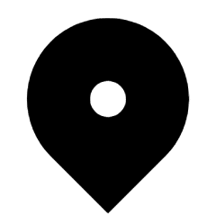 map svart ikon